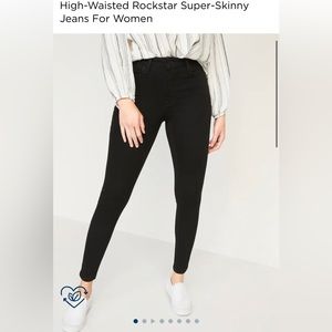 Black skinny jeans
